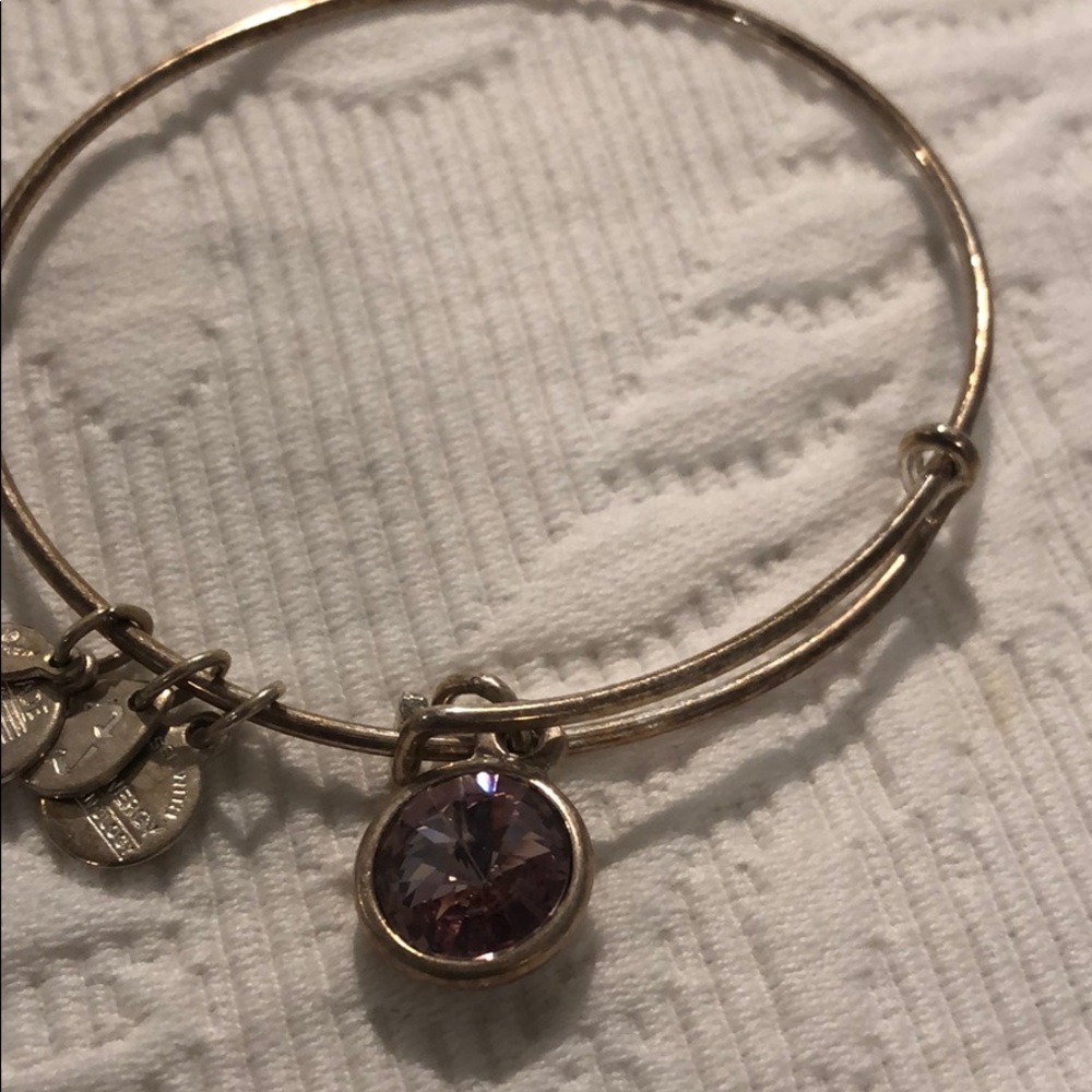 Alex and Ani bangle June birthstone